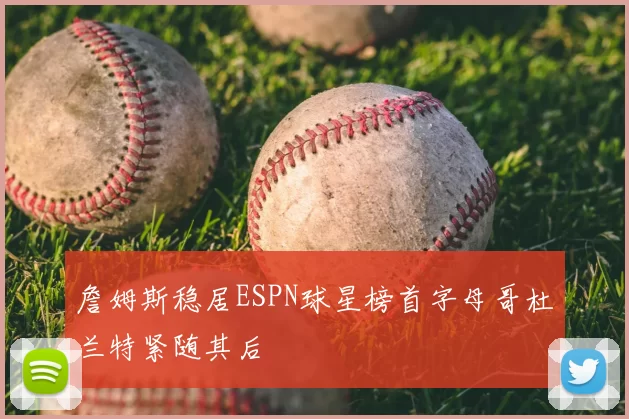 詹姆斯稳居ESPN球星榜首字母哥杜兰特紧随其后